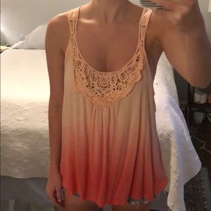 Tie-Die Lauren Conrad Top size L
